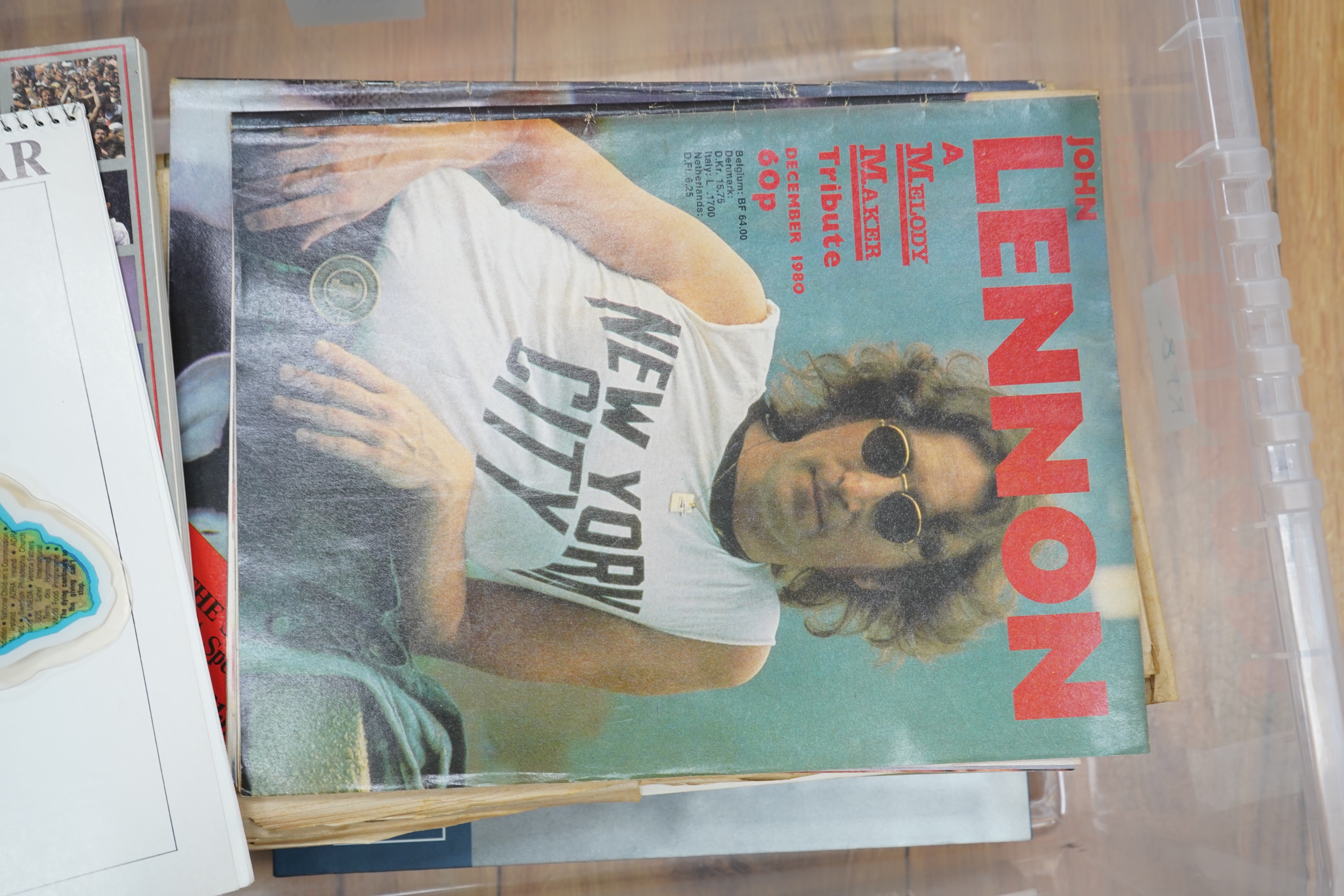 Eleven John Lennon related books, etc. titles including; A Spaniard in the Works, Skywriting by Word of Mouth, Summer of 1980, Lennon Legend, Life Is What Happens, Imagine, The Lennon Companion, In His Own Words, etc. to
